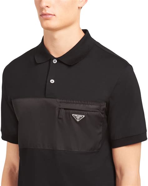 prada polos men's|prada men's t shirts clearance.